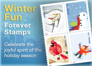 Direct Mail Holiday Stamps