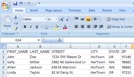 how to print address labels from excel 2010