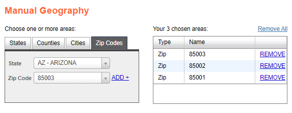 Printable Zip Code List 8349