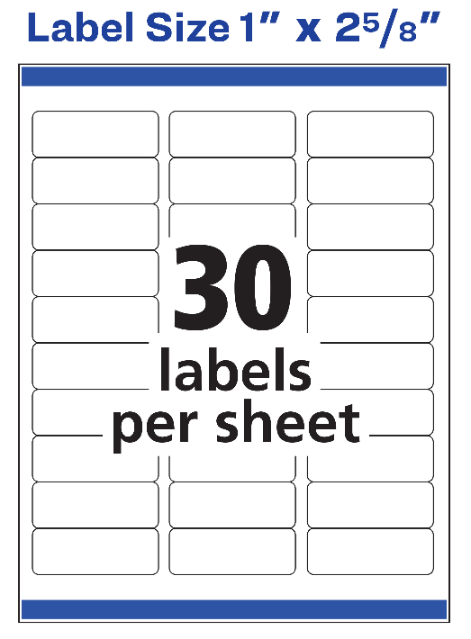 avery templates excel