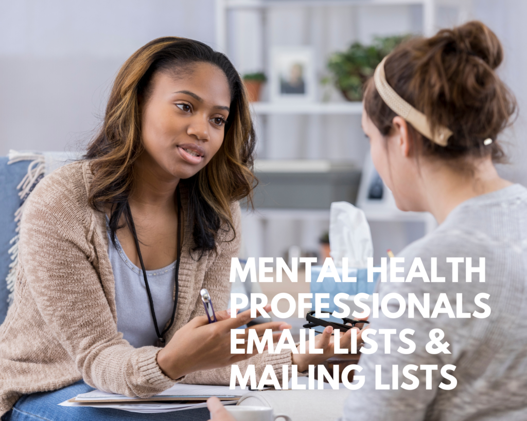 Mental Health Professionals Email Lists and Mailing Lists